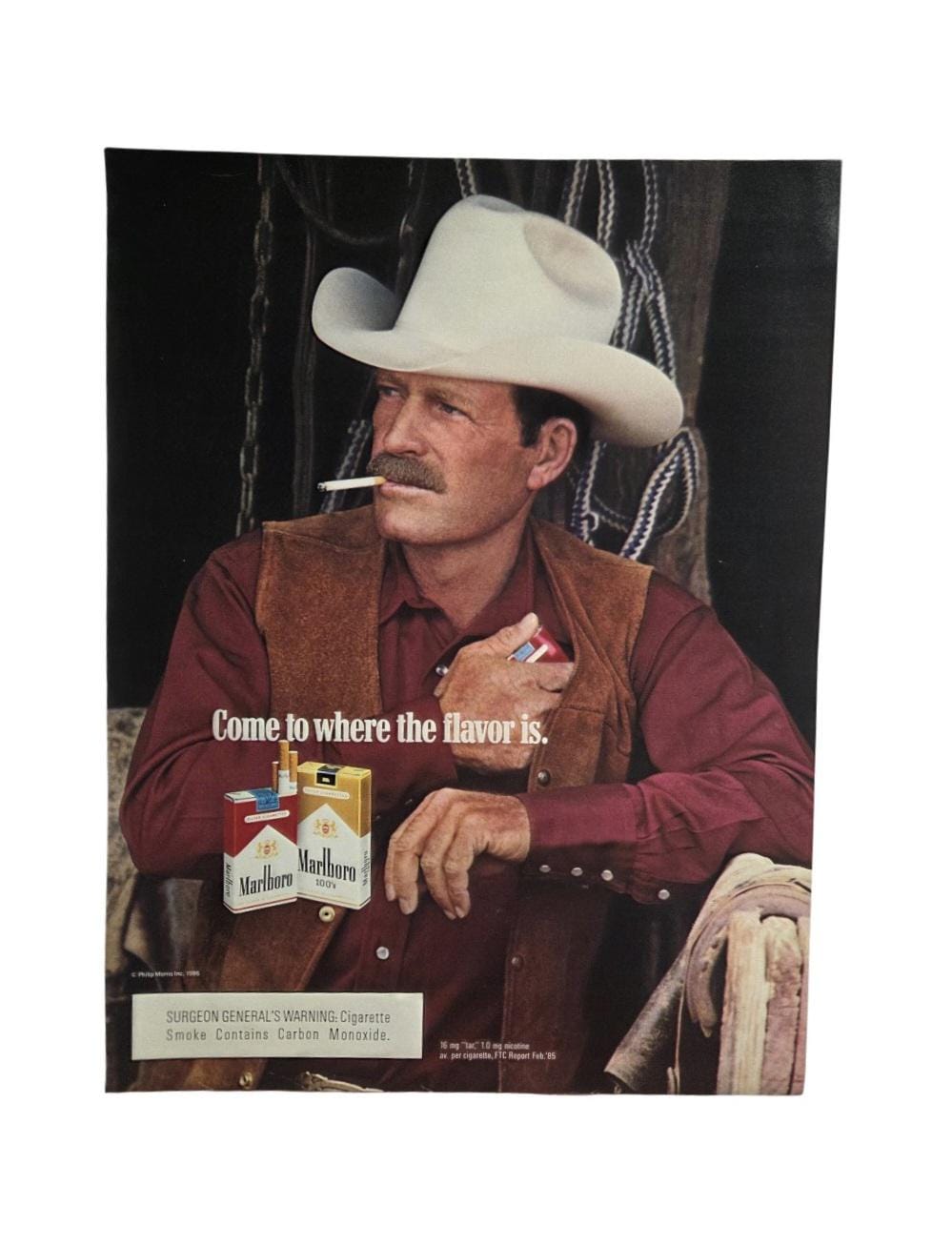 marlboro cigarette costume Man Cowboy: Real Leather Chaps, Rain Slickers, Hats & More Ps : la photo derrire