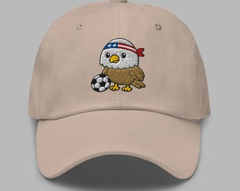 Bestickt USA World Cup 2026 Dad Hat, Fußball Maskottchen