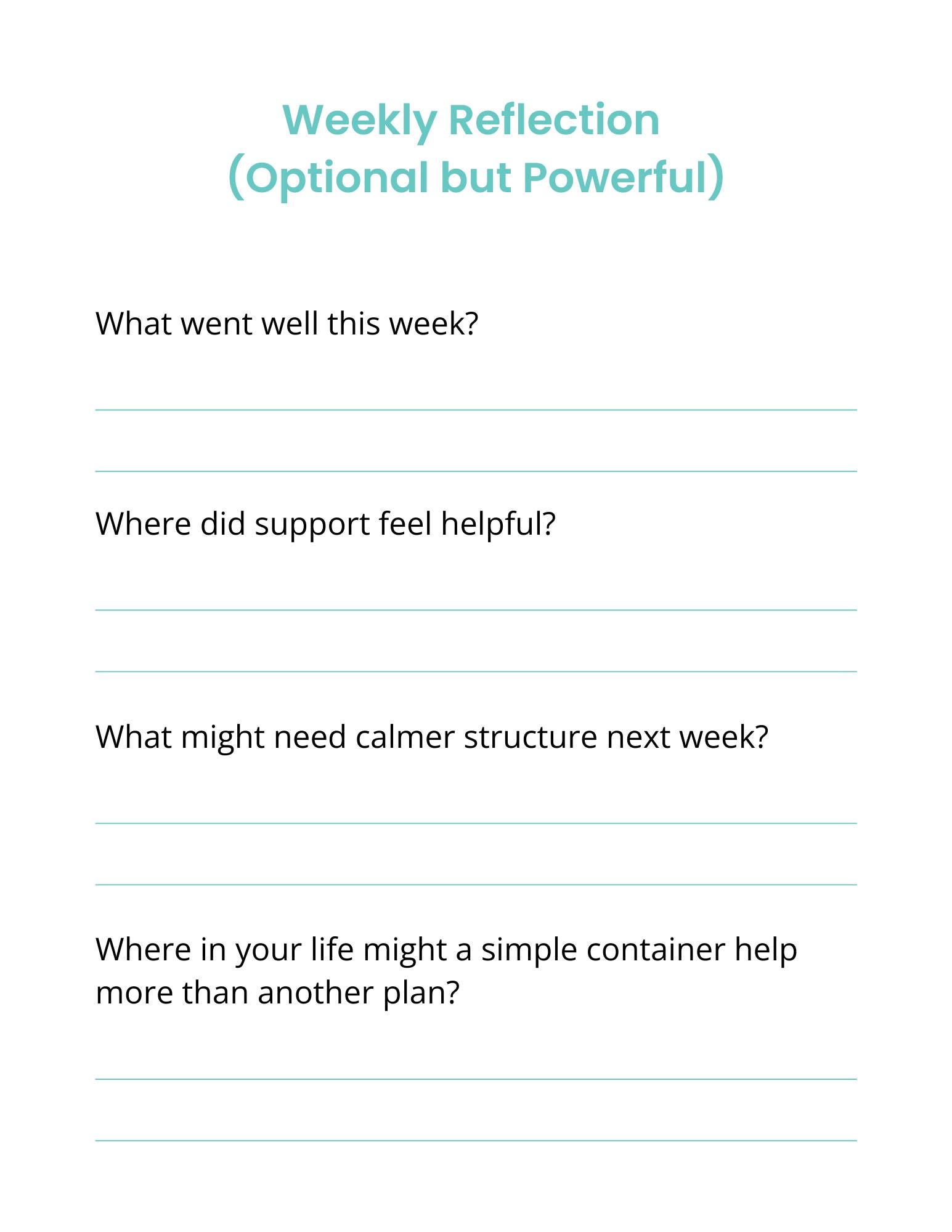 Gentle Alignment Weekly Planner - Etsy