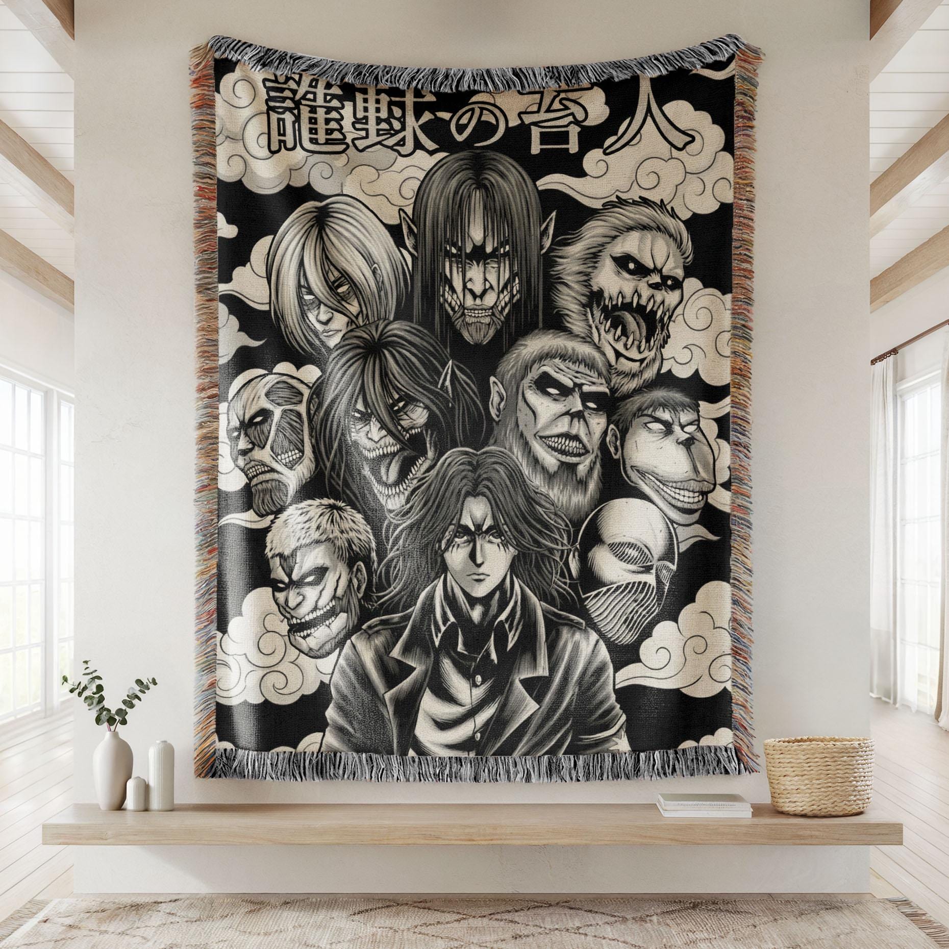 Attack on Titan Blanket - Etsy
