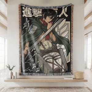 Attack on Titan Blanket - Etsy