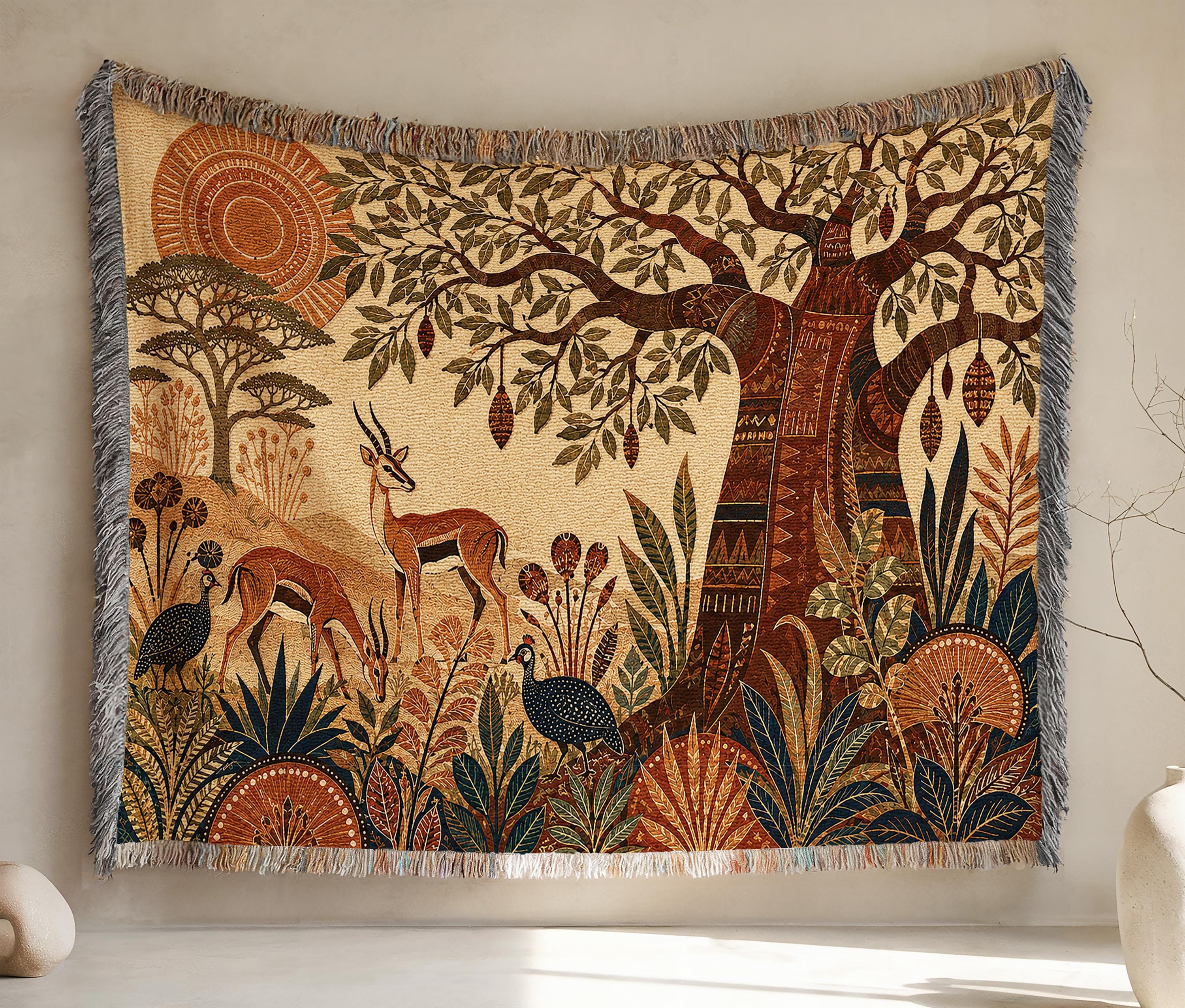 美品 約303×192cm アフリカ ヴィンテージタペストリーアンティークリネン Vintage African Tapestry - Etsy