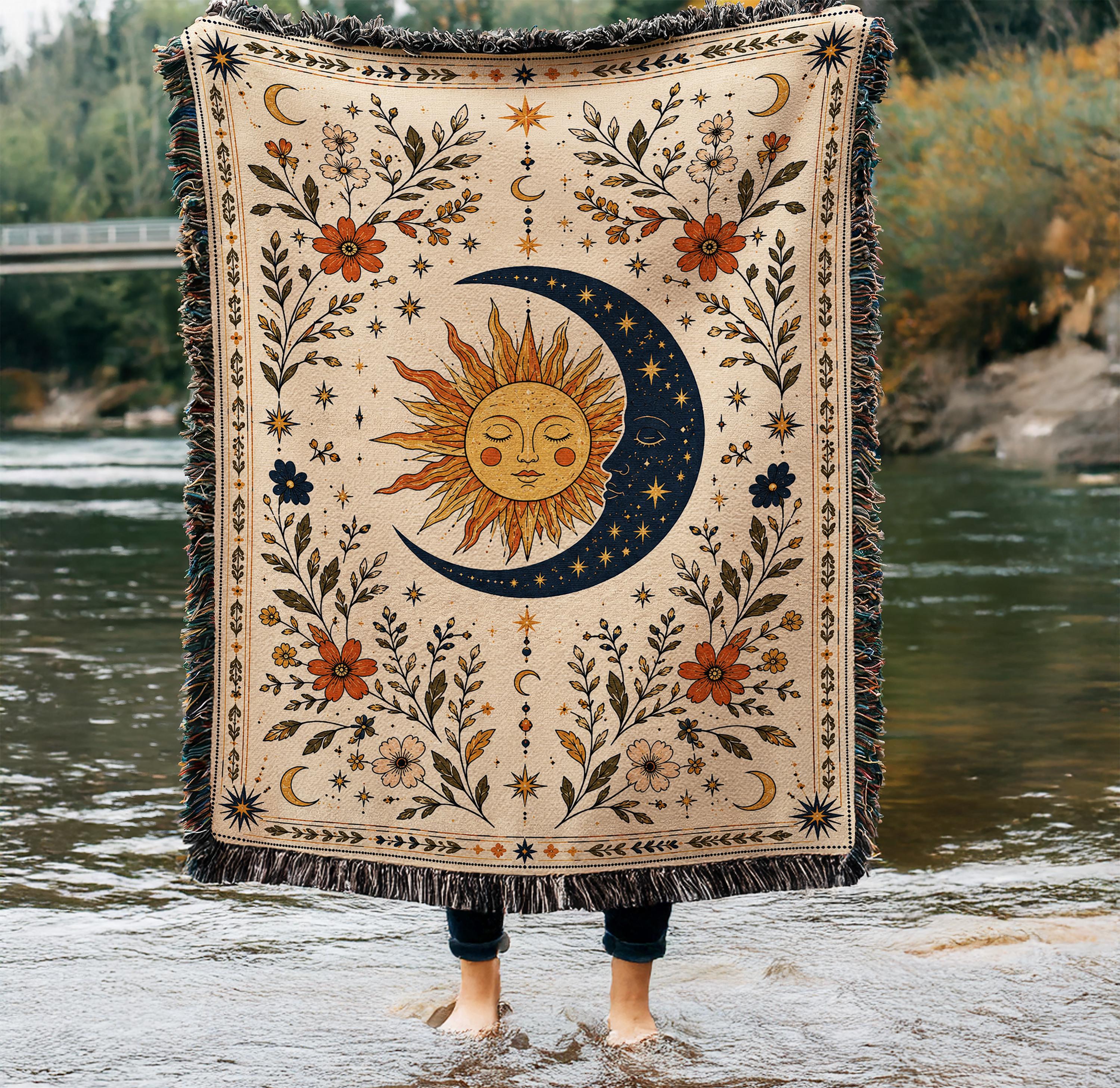 Vintage Sun and Moon Bedding - Etsy