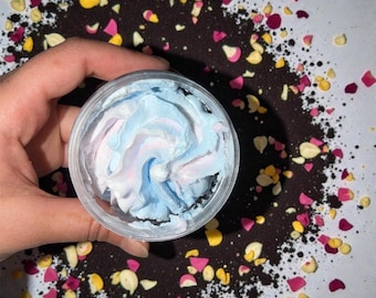 fluffy whipped Soap and shave cream (With the smell of jasmine)