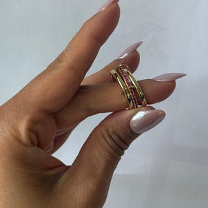 Ringe Golden Ruby Luxe