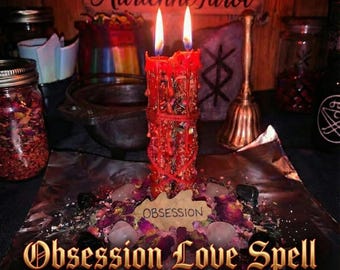 Hechizo de amor de obsesión Haz que piensen en ti Telepatía Influencia mental Poderoso ritual de magia roja Manifestación de regreso de ex