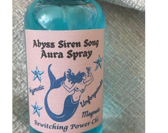 Aura Spray - Abyss Siren Song Perfume Bruma para Atracción, Glamour y Energía Femenina Oscura.