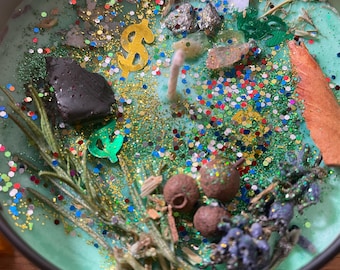 Money Prosperity Wealth Manifestating Abundance Spell Candle