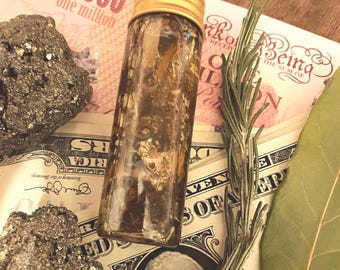 Money Magnet Conjure Oil, Ritual Anointing Oil (15ml)