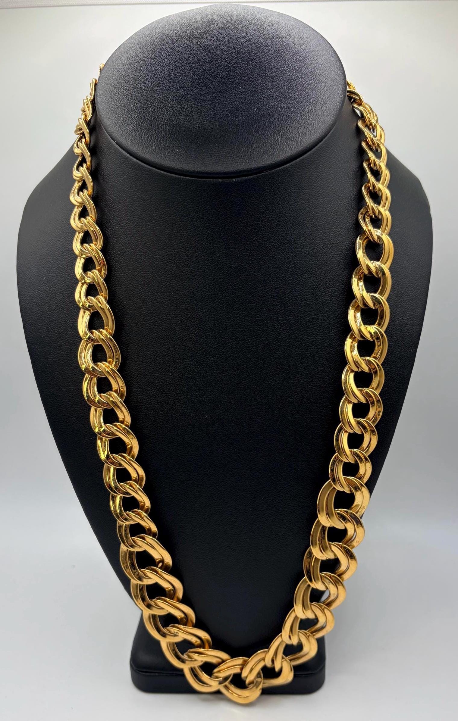 Vintage Gold Chain 90s - Etsy