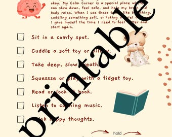 ADHD Brain Printable Pack: Child-Friendly Learning Resources