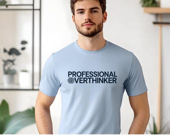 Camiseta gráfica "Pensador Profesional" • Camiseta minimalista divertida