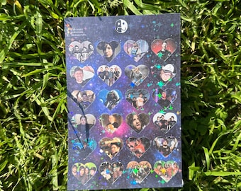 fall out boy holographic sticker sheet