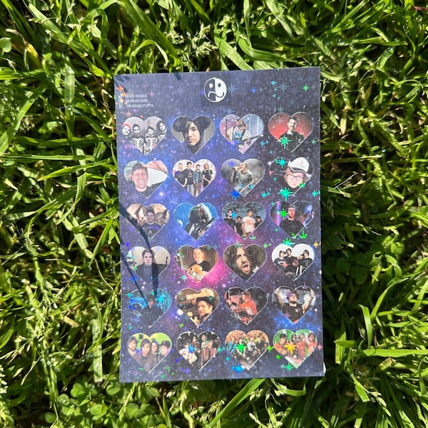 fall out boy holografischer Stickerbogen