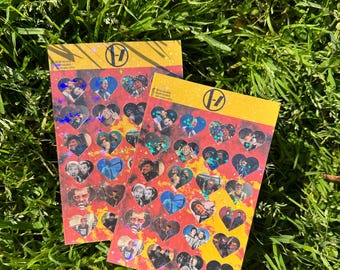 twenty one pilots holographic sticker sheet