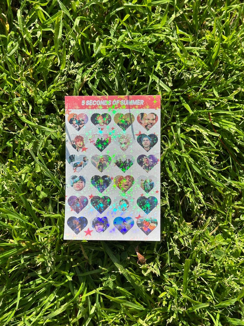 5 Seconds of Summer // 5sos // Holographic Sticker Sheet - Etsy