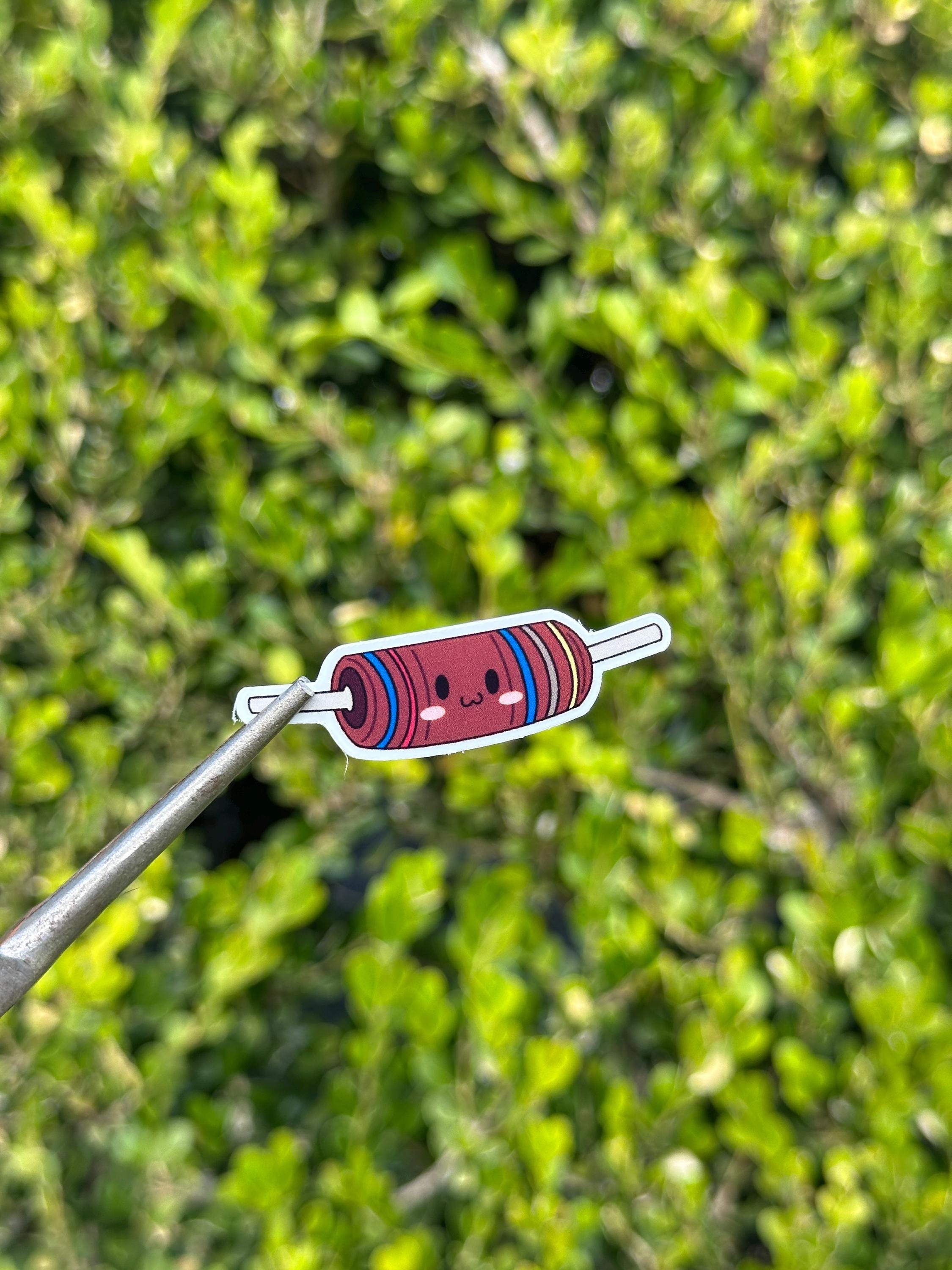 Resistor Button Sticker Resistor Sticker // Electrical Engineering - Etsy