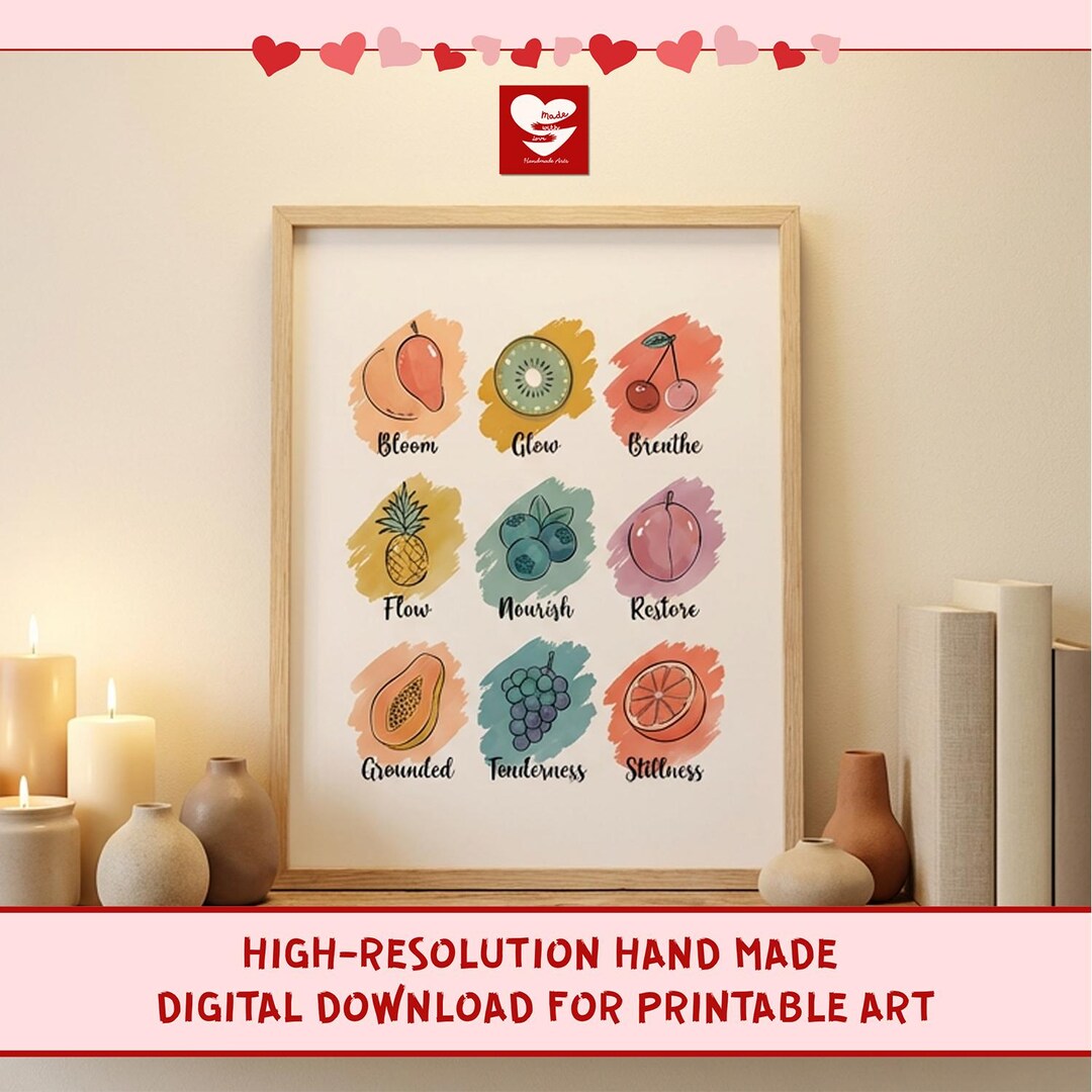 Fruit of the Spirit Printable Wall Art | Christian Scripture Art ...