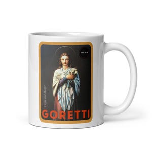Tazza di Santa Maria Goretti, tazza cattolica retrò