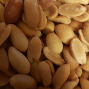 Premium JUMBO Georgia Peanuts, Fresh, Roasted , Salted with sea salt Shelled, Organic, Vegan, All Natural