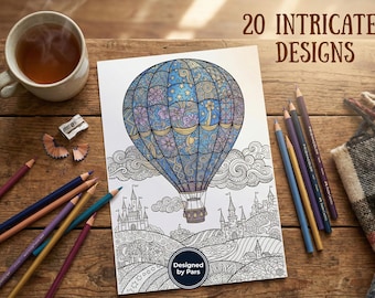 20 kolorowanek z mandalami i kwiatami | Ulgę w stresie, sztuka uważności (pobierz plik PDF)