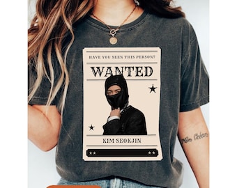 T-shirt Park Jimin Holijin, vêtements de fan BTS K-Pop, t-shirt illustration
