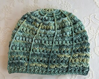 Cappello a tesa larga verde Pussywillow