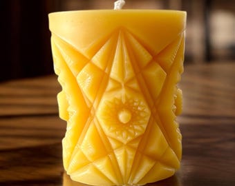 Kaleidoscope Beeswax Candle | Non-toxic