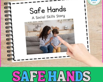 No Hitting Social Story | Safe Hands Printable for Kids, Autism, Preschool & Special Education