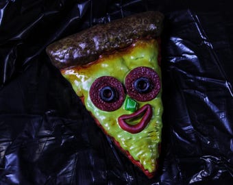 Pizza Head Magnet 90s Kid Nostalgia