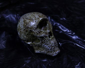 Creepy Alien Skull Magnet Dark Art