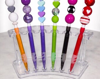 Penne e matite per San Valentino / Regalo di classe / Ordine all'ingrosso disponibile / Fatto a mano da un'azienda di proprietà di una mamma