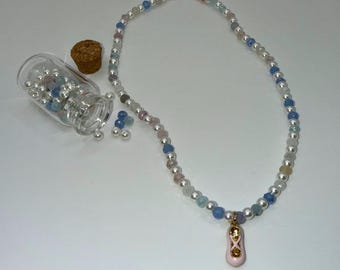 Kit fai da te per creare collane per bambini: realizza la tua collana di perline (fino a 45 cm).