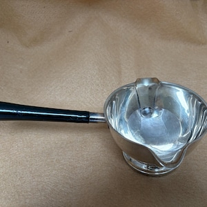 Silver-plate Brandy Warmer, Sauce Server