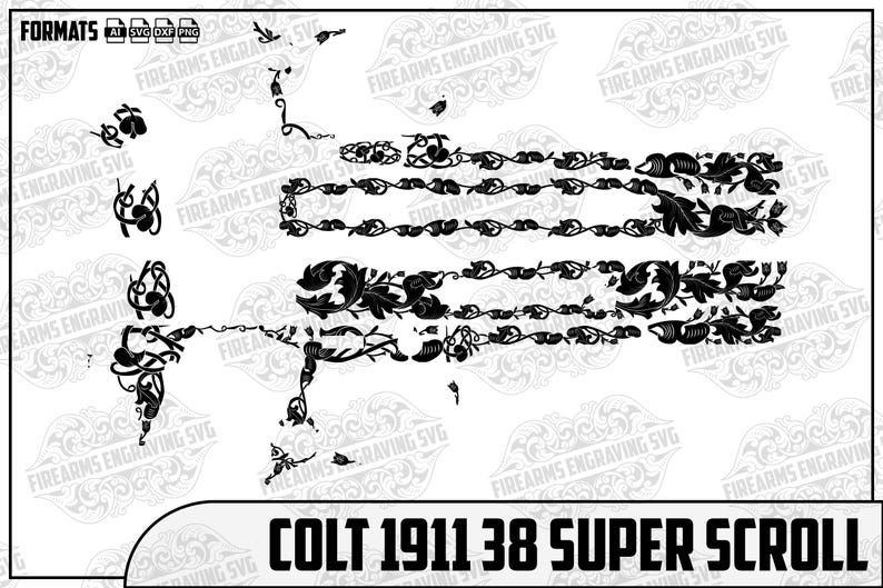Colt Graphics Colt 38 Super Engraving Design SVG - Instant Digital Download | Laser ...