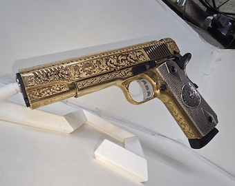 Tisas1911 Scroll Engraving Design SVG - Instant Digital Download | Laser Cut