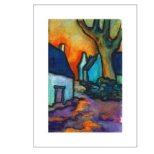 Tableau Peinture Acrylique, Port De Vannes En Bretagne, Original Signé