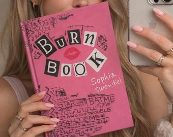 Diario Burn Book: Diario personalizado de Chicas Pesadas / Cuaderno de regalo con nombre personalizado para mejores amigas