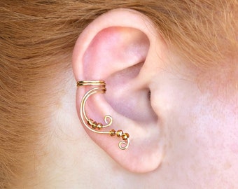 Elf Ear Cuff, Fairy Ear Cuff, Elven Ear Wraps, Ear Vine Earcuff, Fairy Earrings, Elven Cartilage Earrings, Upper Cartilage Ear Cuff, Fantasy
