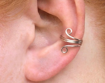 Ear cuffs No Piercing, Silver Ear Cuff, Ear Cuff Non Pierced, Conch Earring, Gold Ear Cuff Earring, Copper Ear Cuff, Conch Ear Cuff Earrings