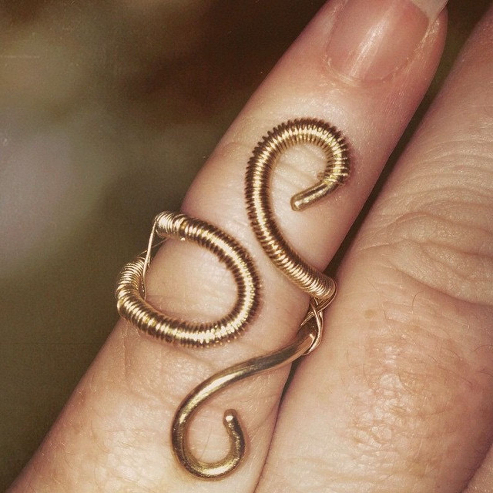 Wire Wrapped Boho Rings for Women Women's Custom Rings - Etsy