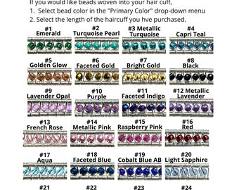 Add-on beads for haircuffs - Please purchase only once haircuff order has been placed