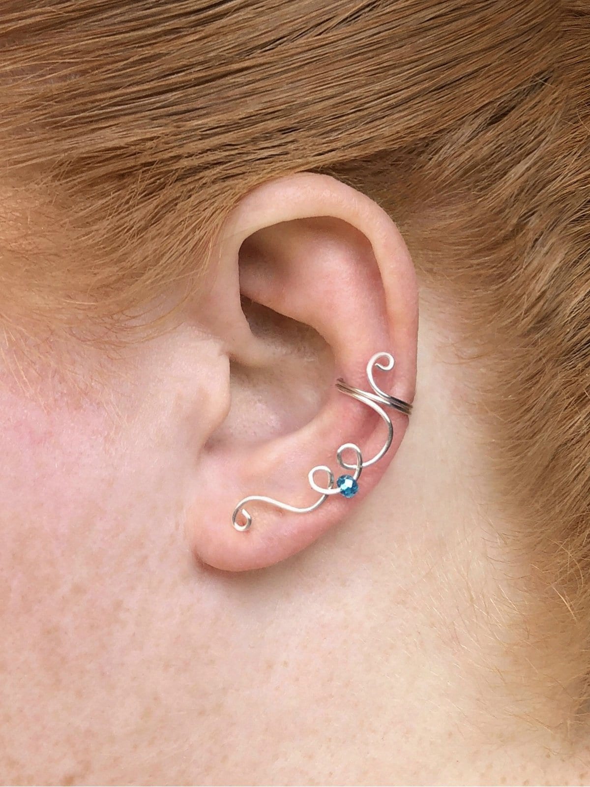 ピアス LESS IS MORE Silver Dobell ear cuff il_1080xN.5219257006_p4c5.jpg