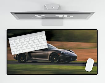 Sport Coupe Racing Car Desk Mat | Automotive Mouse Pad, Gamer Deskpad
