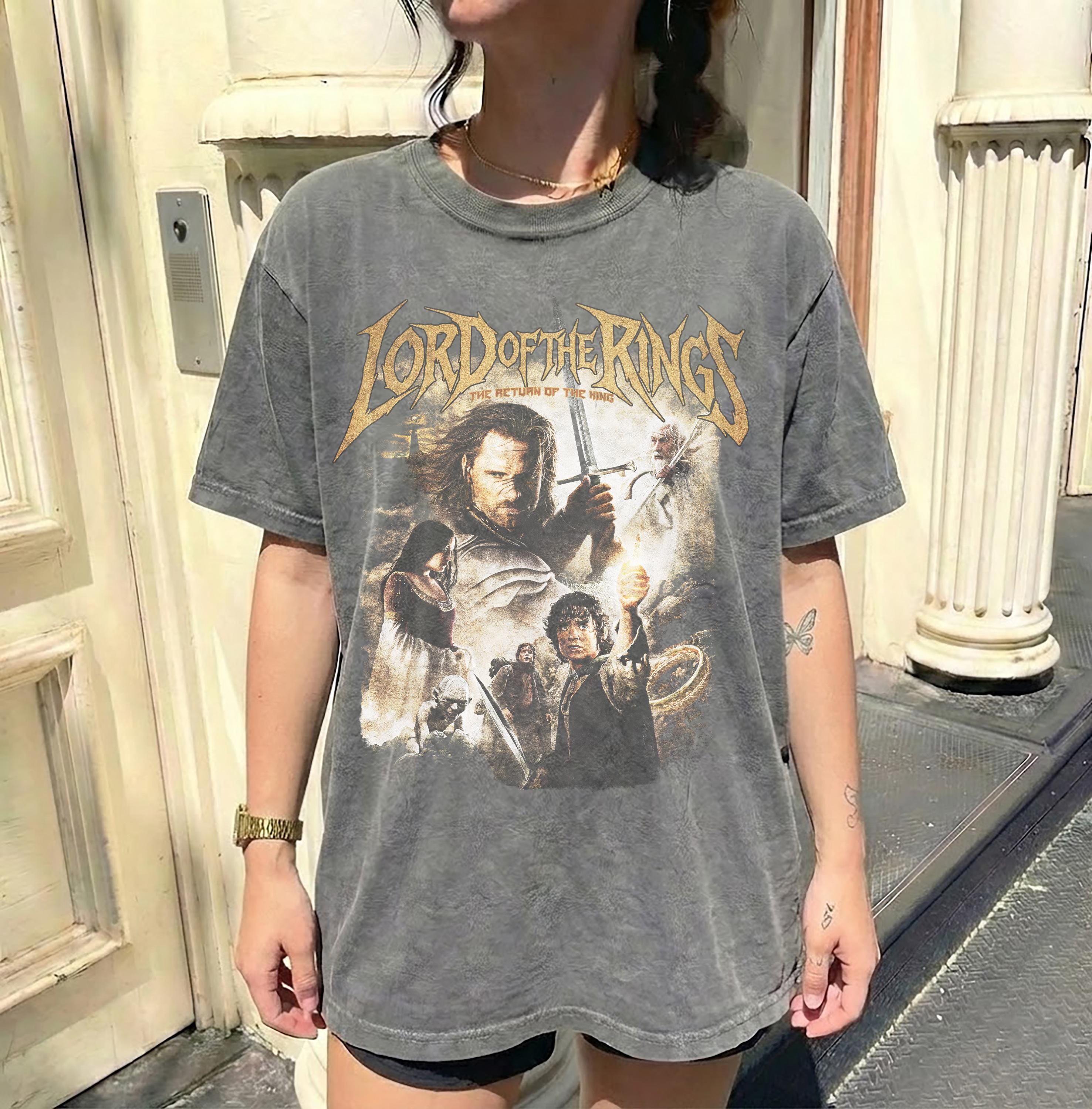 ロードオブザリング 3シーン TシャツLサイズ ロードオブザリングのtシャツ - Etsy 日本
