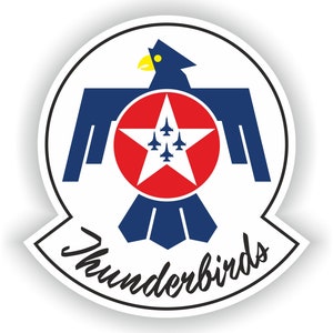 Thunderbirds Military Sticker for Laptop Book Fridge Guitar Motorcycle Helmet ToolBox Door PC Boat