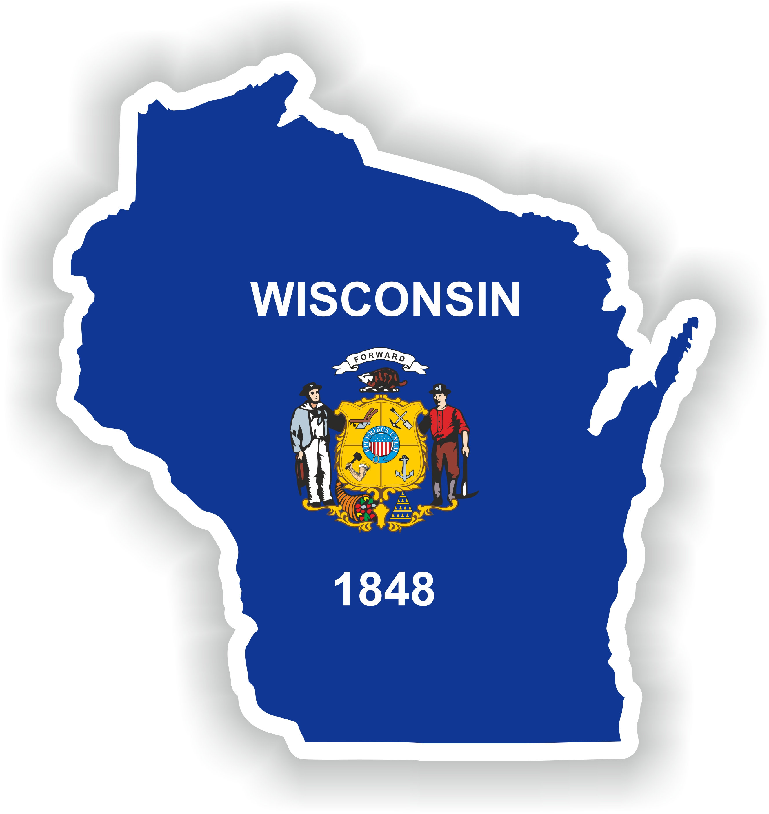 Wisconsin Png Wisconsin Map Flag - Digital File Download - Svg, Png, Eps, Jpg - Etsy