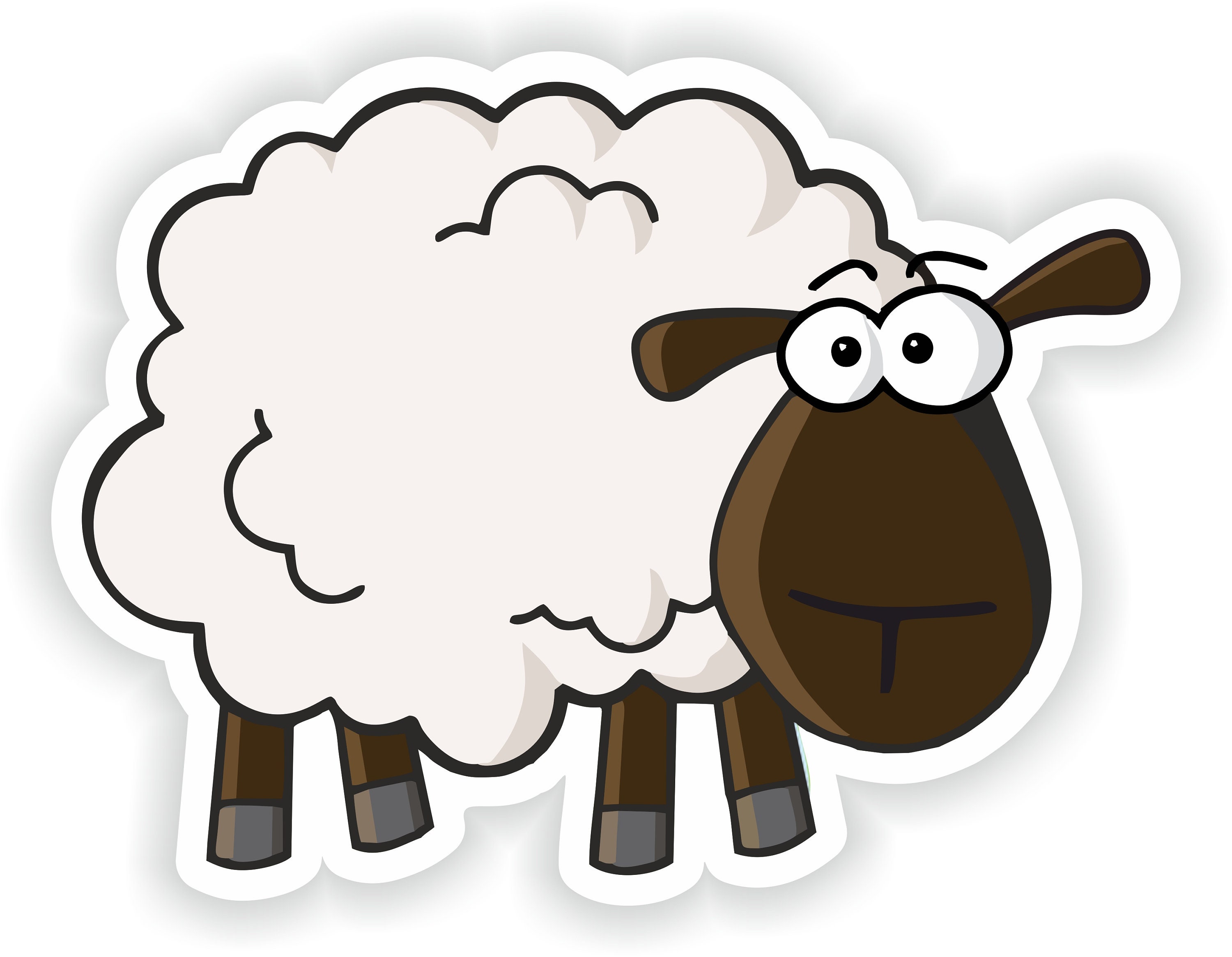 Schaf aufkleber - .de