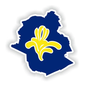 Bruxelles Brüssel Belgien Karte Sticker Flagge für Laptop Buch Kühlschrank Gitarre Motorrad Helm ToolBox Tür PC Boot