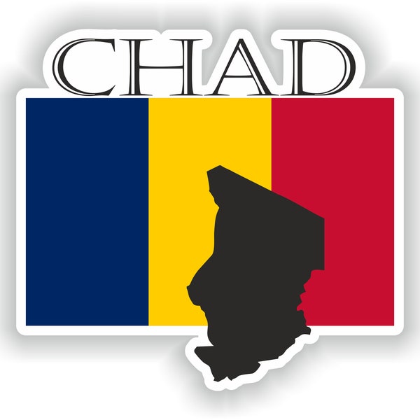 Chad Country Project Flag - Digital File Download - svg, png, eps, jpg